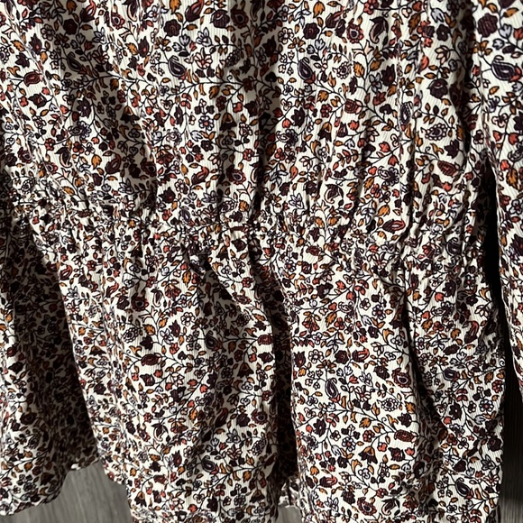 Madewell Corduroy Peplum Top - Picture 9 of 16